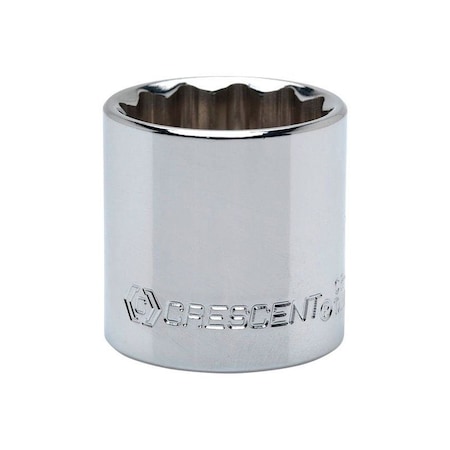 Weller Crescent 3/4 in. X 3/8 in. drive SAE 12 Point Standard Socket 1 pc CDS31N